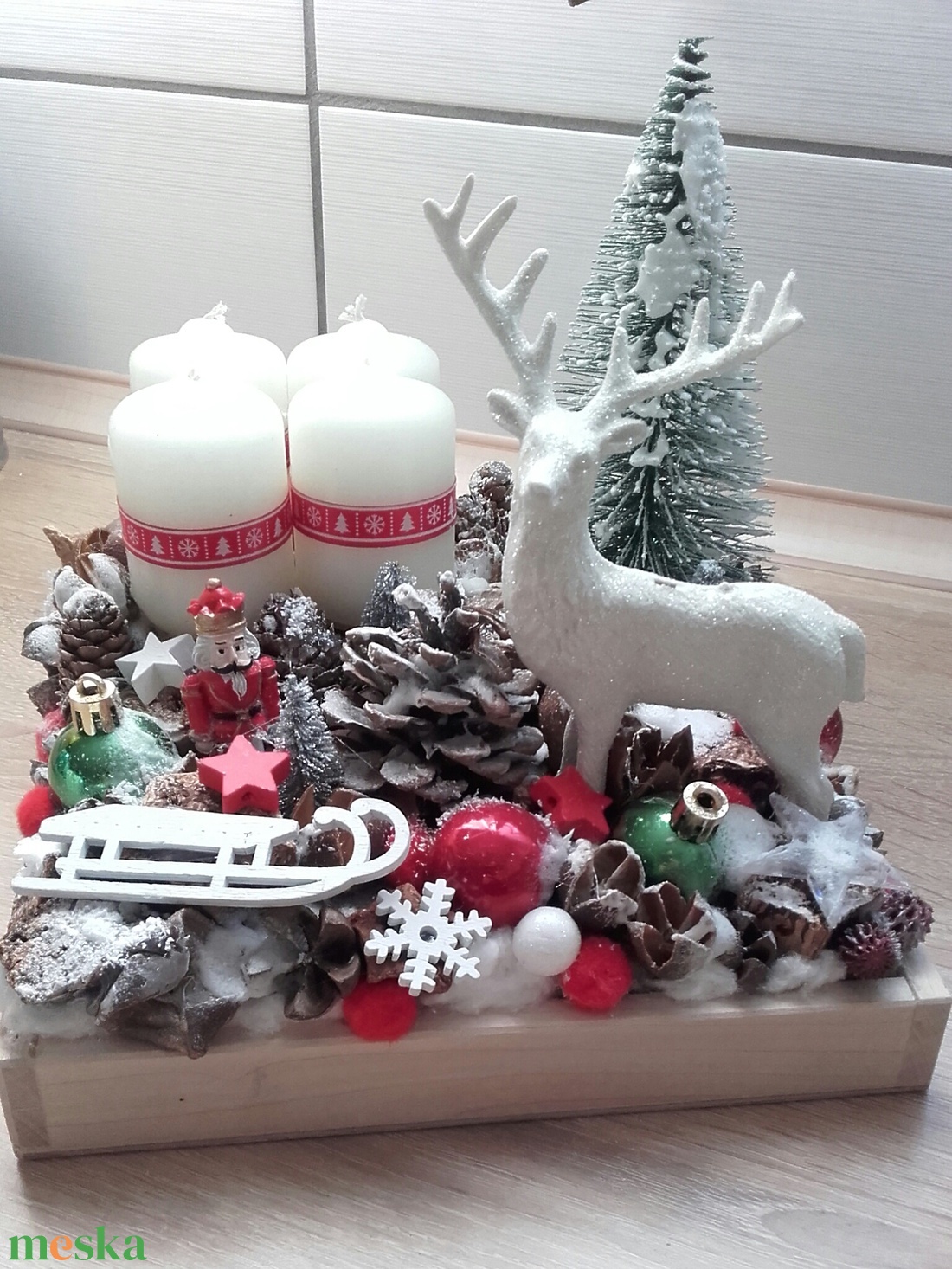 JÁTÉKORSZÁG karácsonyi asztaldsz, dekoráció, box, adventi koszorú, asztaldísz - karácsony - karácsonyi lakásdekoráció - karácsonyi ajtódíszek - Meska.hu JÁTÉKORSZÁG karácsonyi asztaldsz, dekoráció, box, adventi koszorú, asztaldísz - karácsony - karácsonyi lakásdekoráció - karácsonyi ajtódíszek - Meska.hu