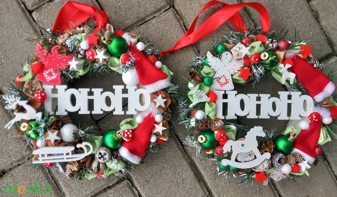 HOHOHO Karácsonyi kopogtató adventi ajtódísz, koszorú, dsz, dekoráció, karácsonyi dekoráció - karácsony - adventi díszek - adventi koszorú - Meska.hu HOHOHO Karácsonyi kopogtató adventi ajtódísz, koszorú, dsz, dekoráció, karácsonyi dekoráció - karácsony - adventi díszek - adventi koszorú - Meska.hu