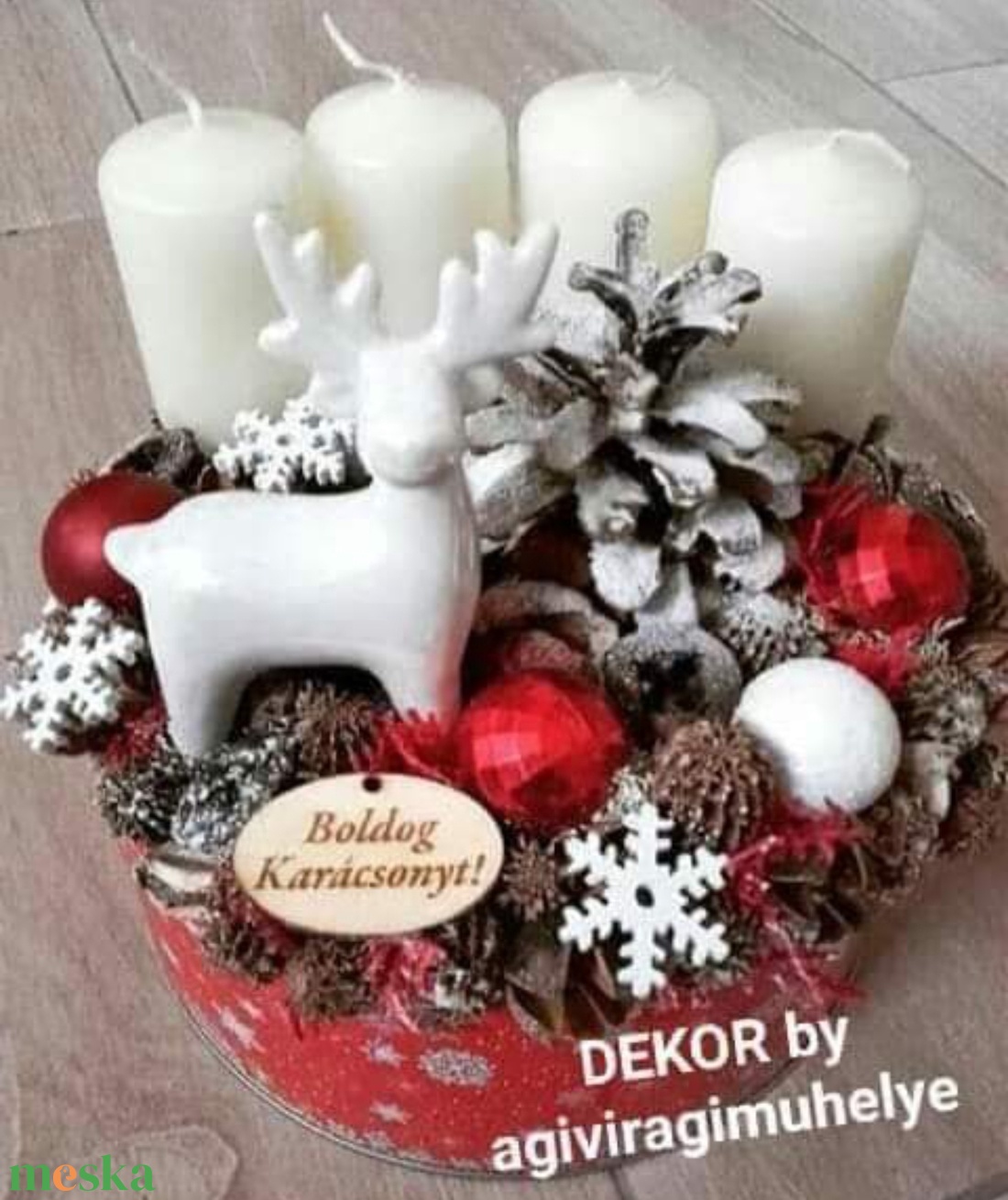 RÉNSZARVAS adventi koszorú, karácsonyi asztaldísz, koszorú, adventi box KÉSZTERMÉK - karácsony - adventi díszek - adventi asztaldísz - Meska.hu RÉNSZARVAS adventi koszorú, karácsonyi asztaldísz, koszorú, adventi box KÉSZTERMÉK - karácsony - adventi díszek - adventi asztaldísz - Meska.hu