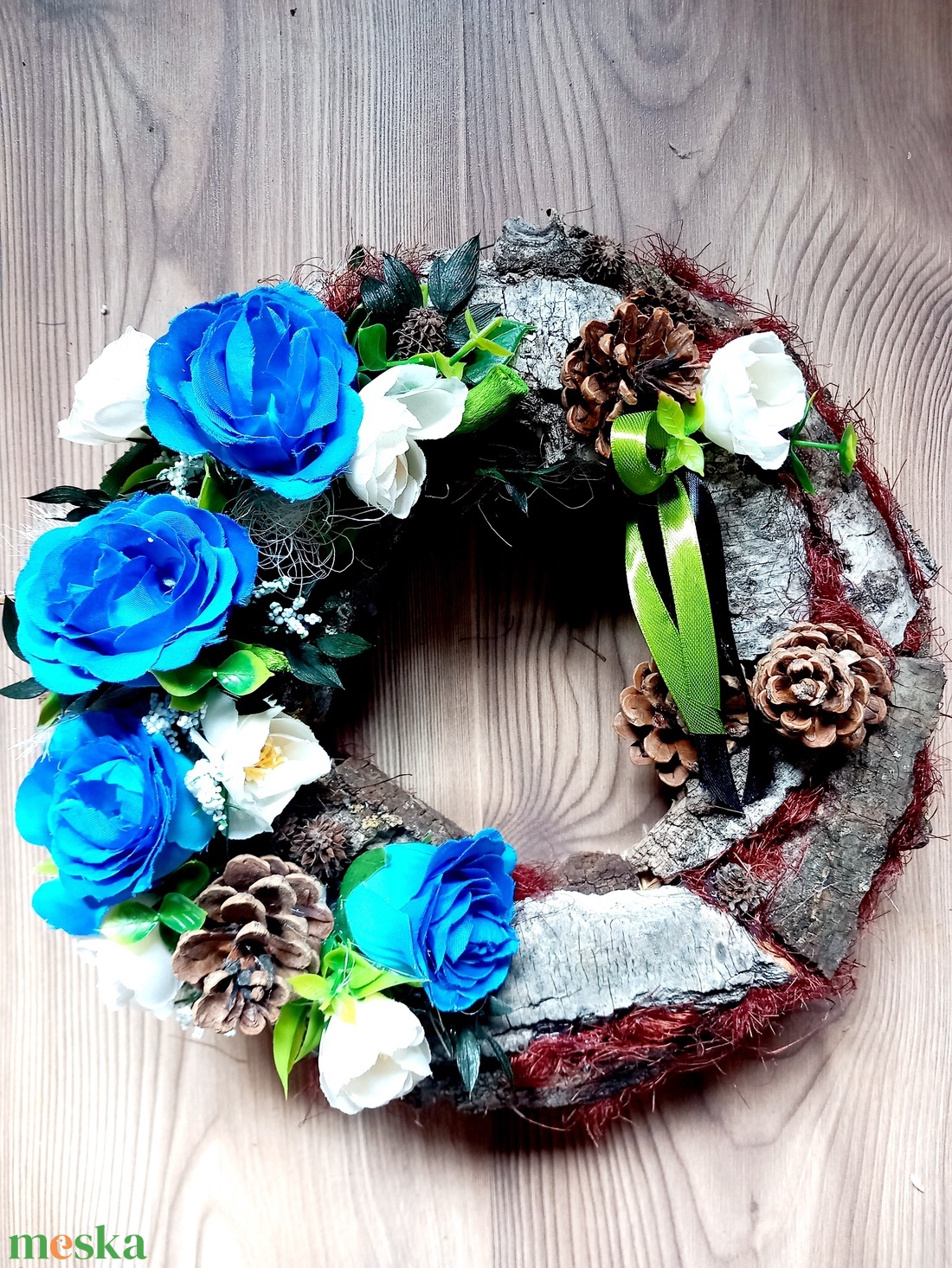 MINDENSZENTEK sírkoszorú, sírdísz,  kegyeleti koszorú, halottak napja  - otthon & életmód - vallás - temetkezési tárgy - sírkoszorú, kegyeleti koszorú - Meska.hu