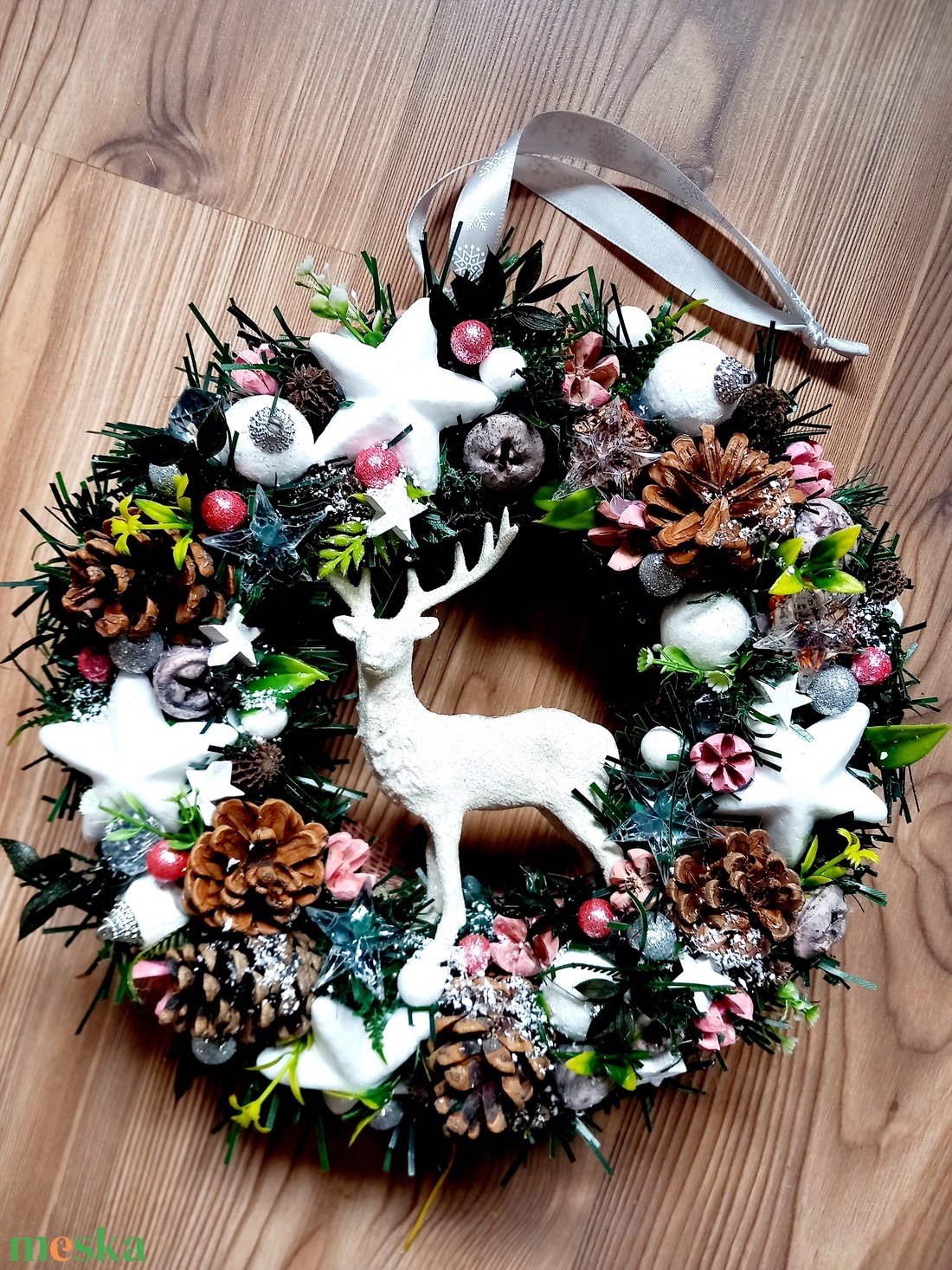 CSODASZARVAS karácsonyi ajtódísz, adventi kopogtató, ünnepi koszorú, adventi koszorú, adventi box - karácsony - adventi díszek - adventi koszorú - Meska.hu