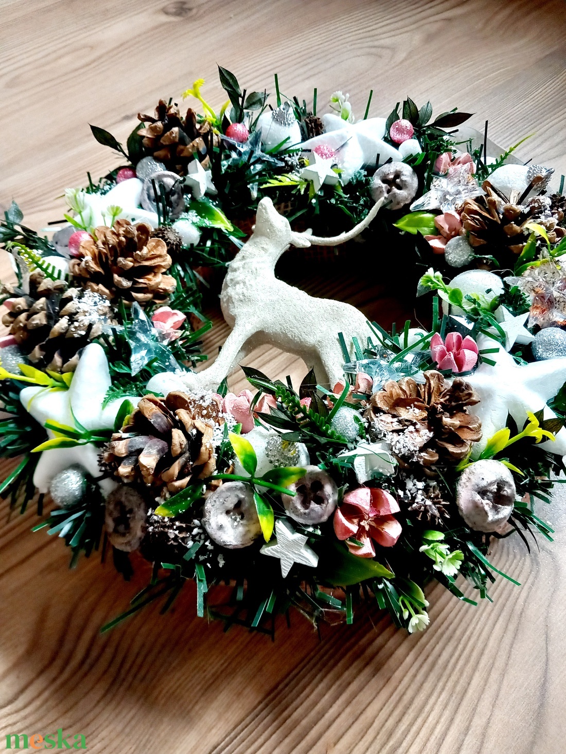 CSODASZARVAS karácsonyi ajtódísz, adventi kopogtató, ünnepi koszorú, adventi koszorú, adventi box - karácsony - adventi díszek - adventi koszorú - Meska.hu