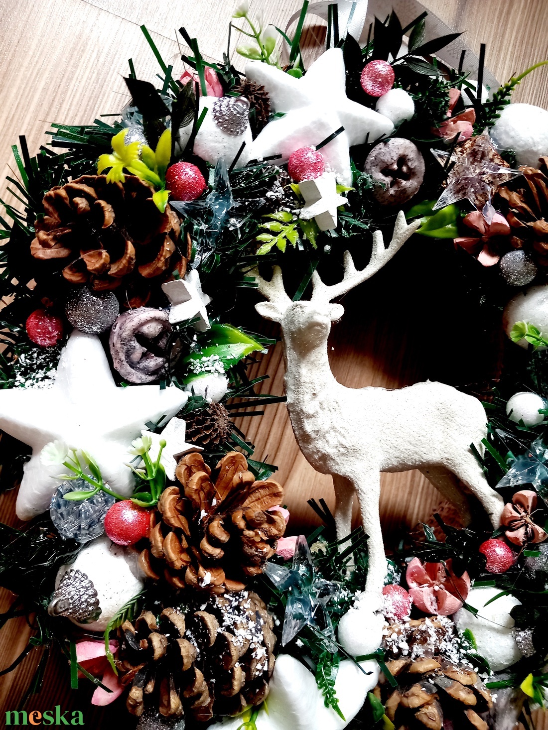 CSODASZARVAS karácsonyi ajtódísz, adventi kopogtató, ünnepi koszorú, adventi koszorú, adventi box - karácsony - adventi díszek - adventi koszorú - Meska.hu