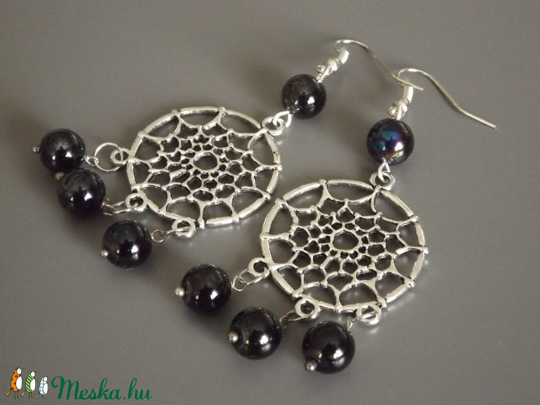 Tennessee álomcsapda fülbevaló, indián, dekoratív, természetes, ajándék, Meska - ékszer - fülbevaló - Meska.hu