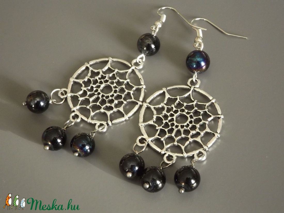 Tennessee álomcsapda fülbevaló, indián, dekoratív, természetes, ajándék, Meska - ékszer - fülbevaló - Meska.hu