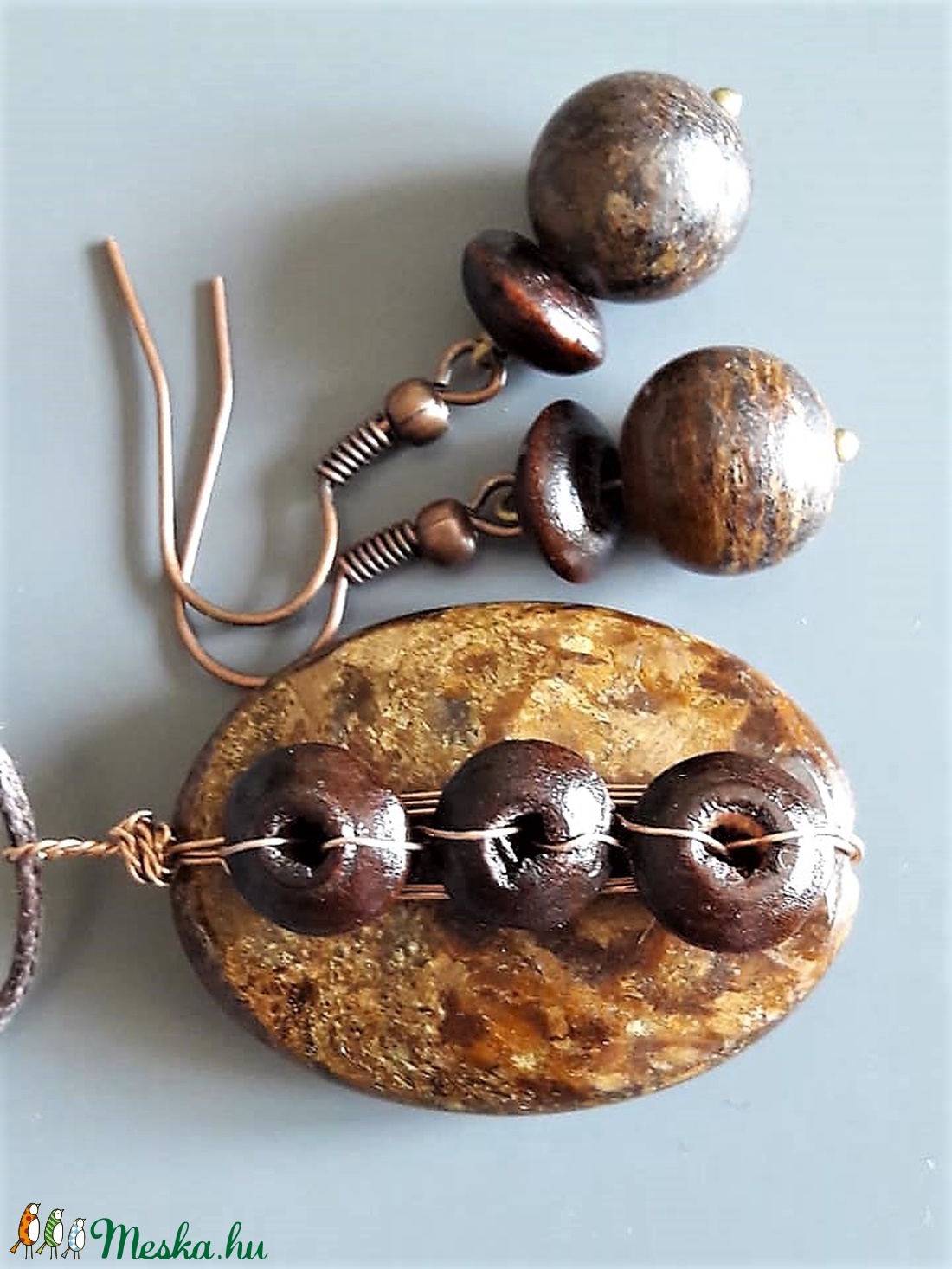 Bronzit-fa szett, pulcsimedál, drótékszer, nyaklánc, ásvány, ékszer, ajándék, nőknek, lánynak, karácsony, Meska - ékszer - ékszerszett - Meska.hu Bronzit-fa szett, pulcsimedál, drótékszer, nyaklánc, ásvány, ékszer, ajándék, nőknek, lánynak, karácsony, Meska - ékszer - ékszerszett - Meska.hu