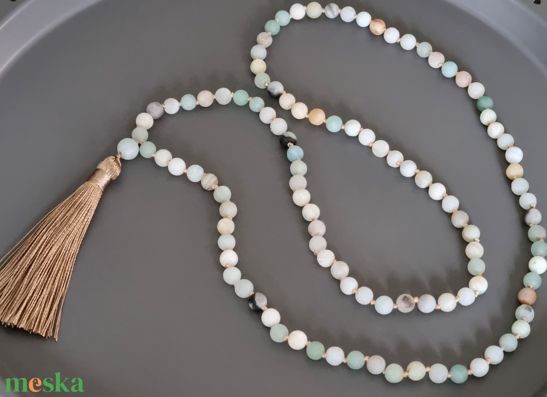 Mala, nyaklánc, 108 szemes buddhista mala - ékszer - nyaklánc - bojtos nyaklánc - Meska.hu Mala, nyaklánc, 108 szemes buddhista mala - ékszer - nyaklánc - bojtos nyaklánc - Meska.hu