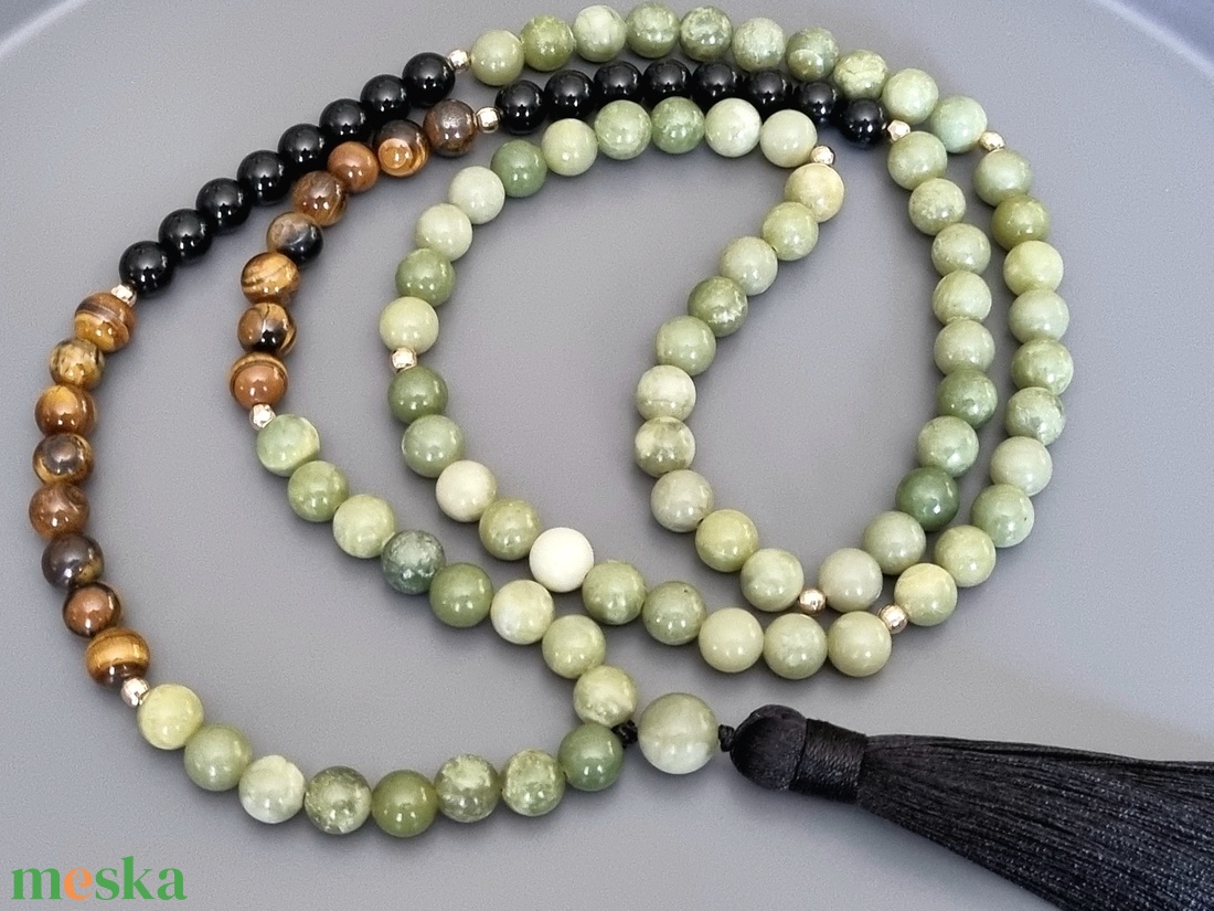 Mala, nyaklánc, 108 szemes buddhista mala - ékszer - nyaklánc - bojtos nyaklánc - Meska.hu Mala, nyaklánc, 108 szemes buddhista mala - ékszer - nyaklánc - bojtos nyaklánc - Meska.hu