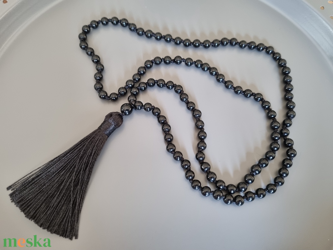 Mala, nyaklánc, 108 szemes buddhista mala - ékszer - nyaklánc - bojtos nyaklánc - Meska.hu Mala, nyaklánc, 108 szemes buddhista mala - ékszer - nyaklánc - bojtos nyaklánc - Meska.hu