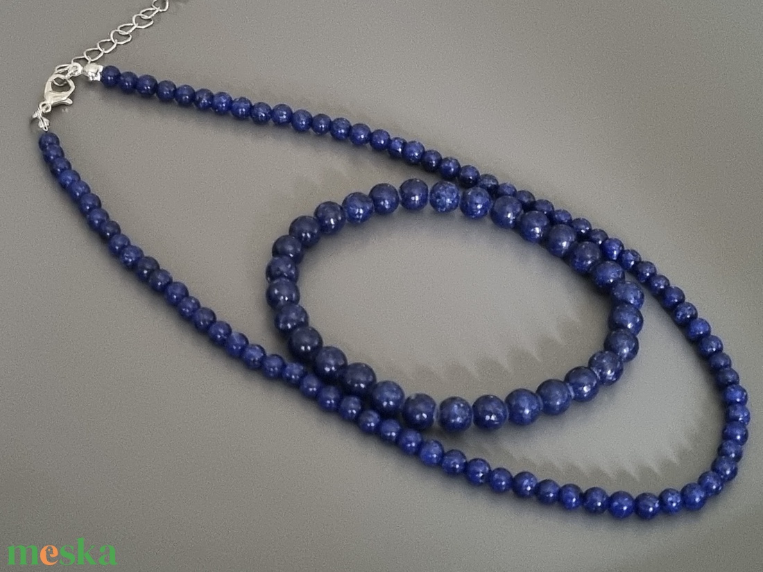 Lápisz lazuli szett, nyaklánc, karkötő, ajándék, lánynak, nőnek - ékszer - ékszerszett - Meska.hu Lápisz lazuli szett, nyaklánc, karkötő, ajándék, lánynak, nőnek - ékszer - ékszerszett - Meska.hu