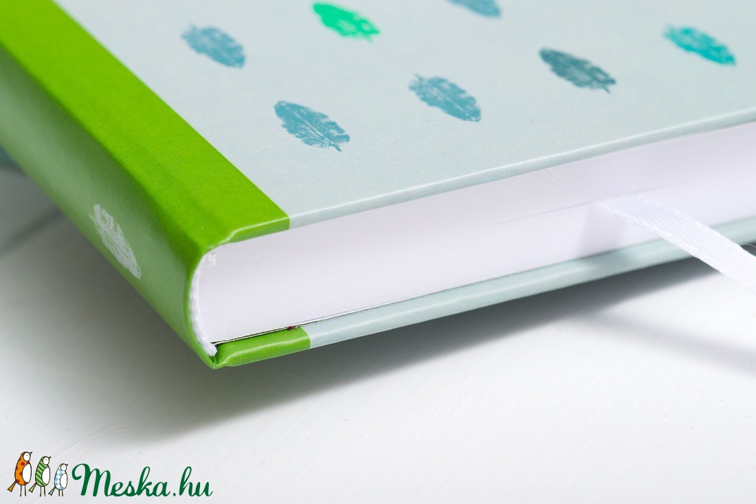 Receptkönyv, receptfüzet - egyedi tervezésű, illusztrált, kemény borítós könyv zsályalevelekkel lila, szürke színek -  - Meska.hu