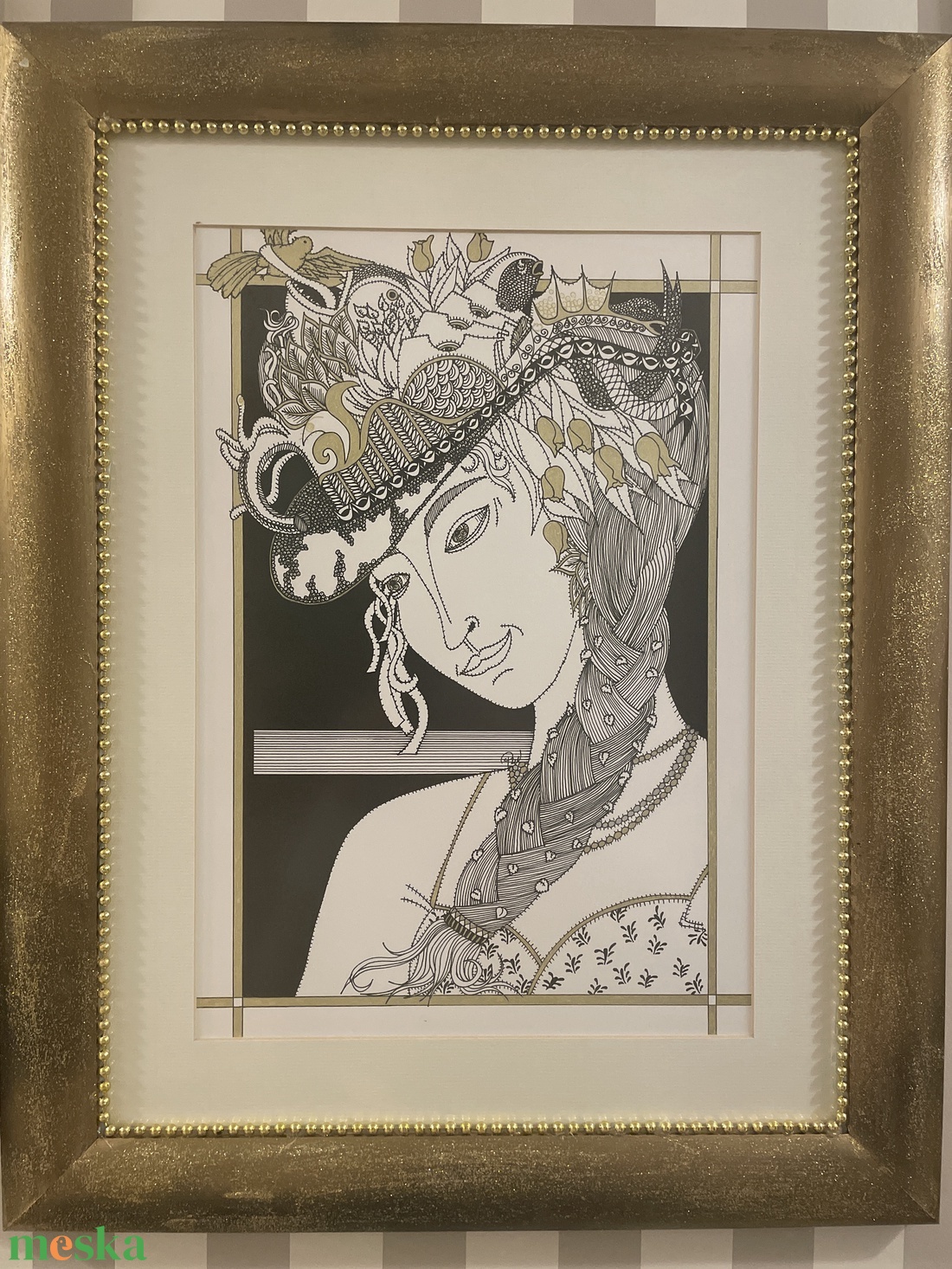 Konteo 3 - művészet - grafika & illusztráció - tus - Meska.hu