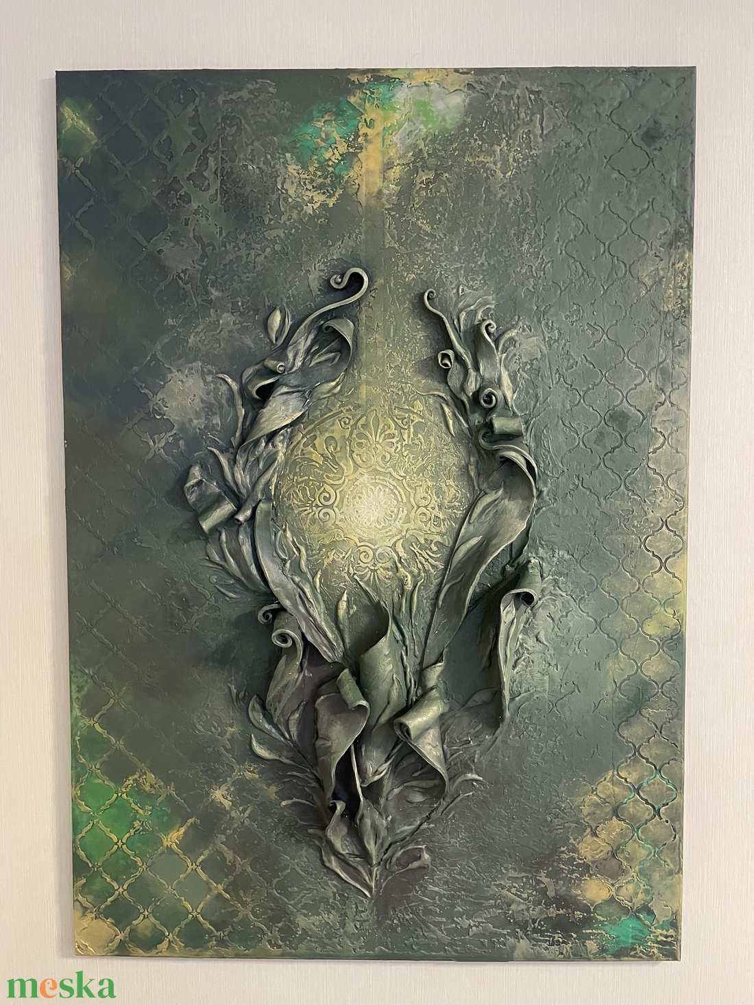 Mátrix - művészet - festmény - festmény vegyes technika - Meska.hu