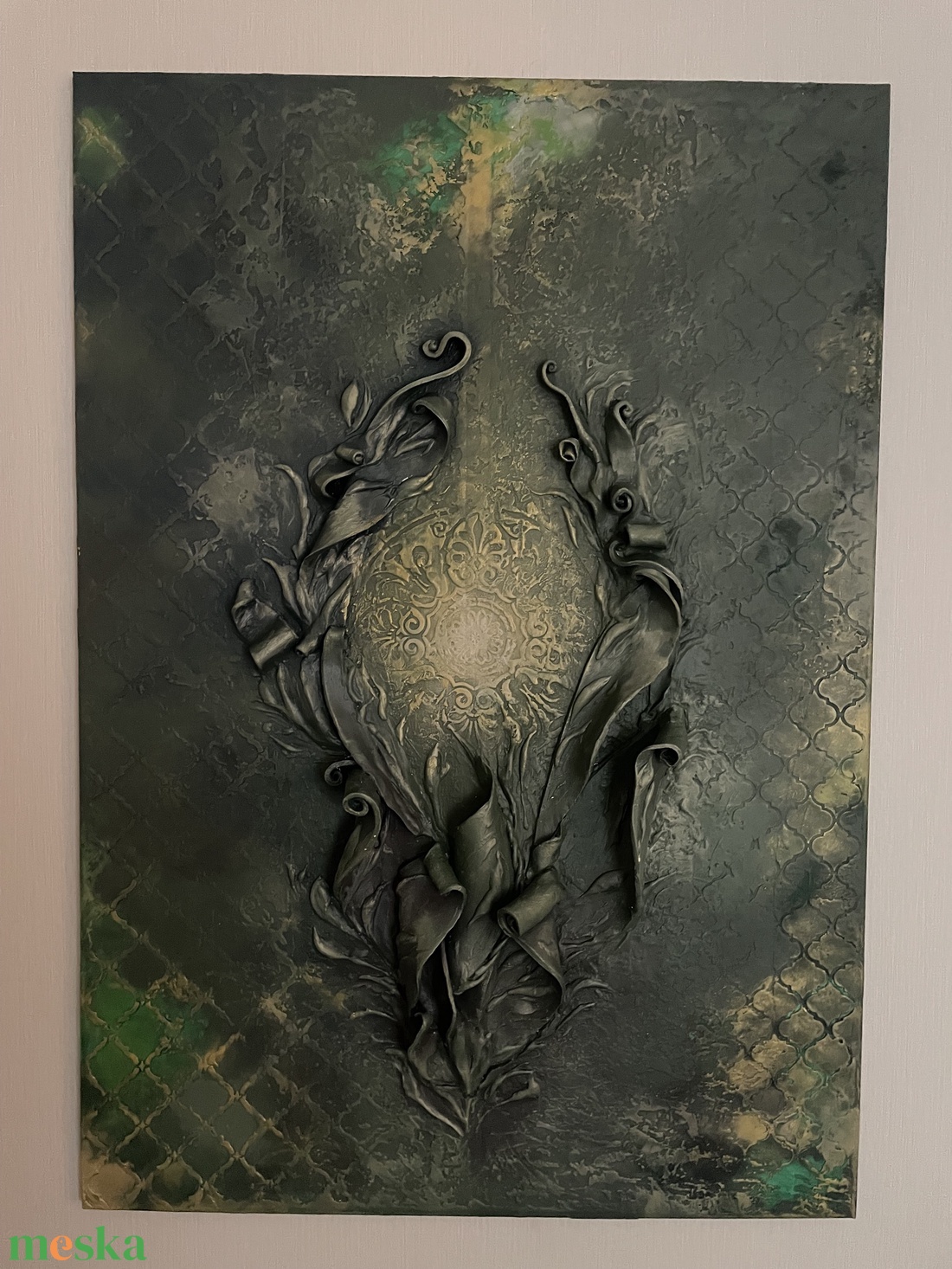 Mátrix - művészet - festmény - festmény vegyes technika - Meska.hu