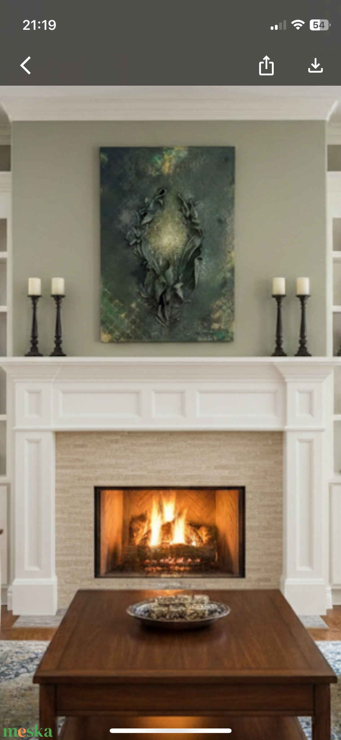 Mátrix - művészet - festmény - festmény vegyes technika - Meska.hu