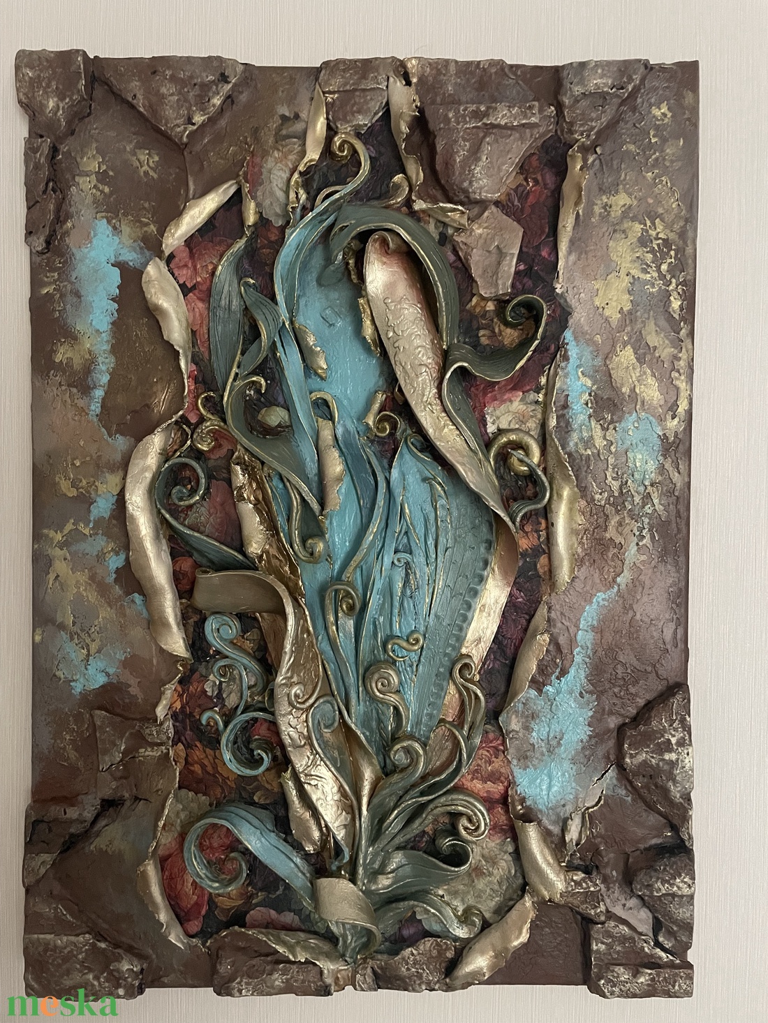 Mátrix3 - művészet - festmény - festmény vegyes technika - Meska.hu