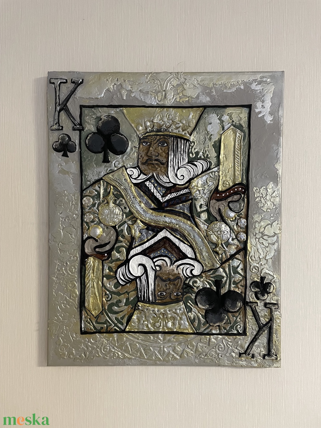 Rejtett mandala - művészet - festmény - festmény vegyes technika - Meska.hu