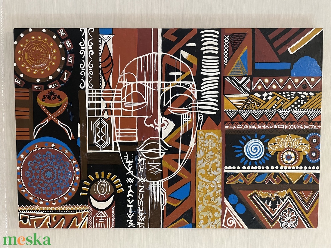 Rúnák - művészet - festmény - akril - Meska.hu