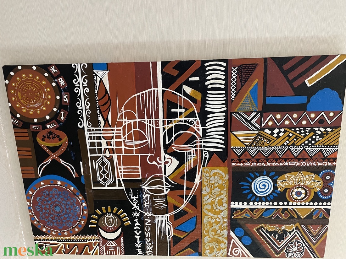 Rúnák - művészet - festmény - akril - Meska.hu