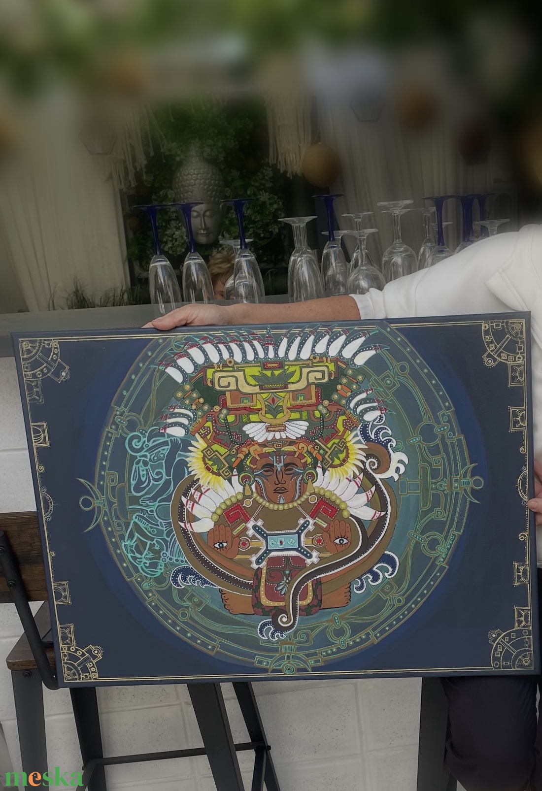 Istenség - művészet - festmény - akril - Meska.hu