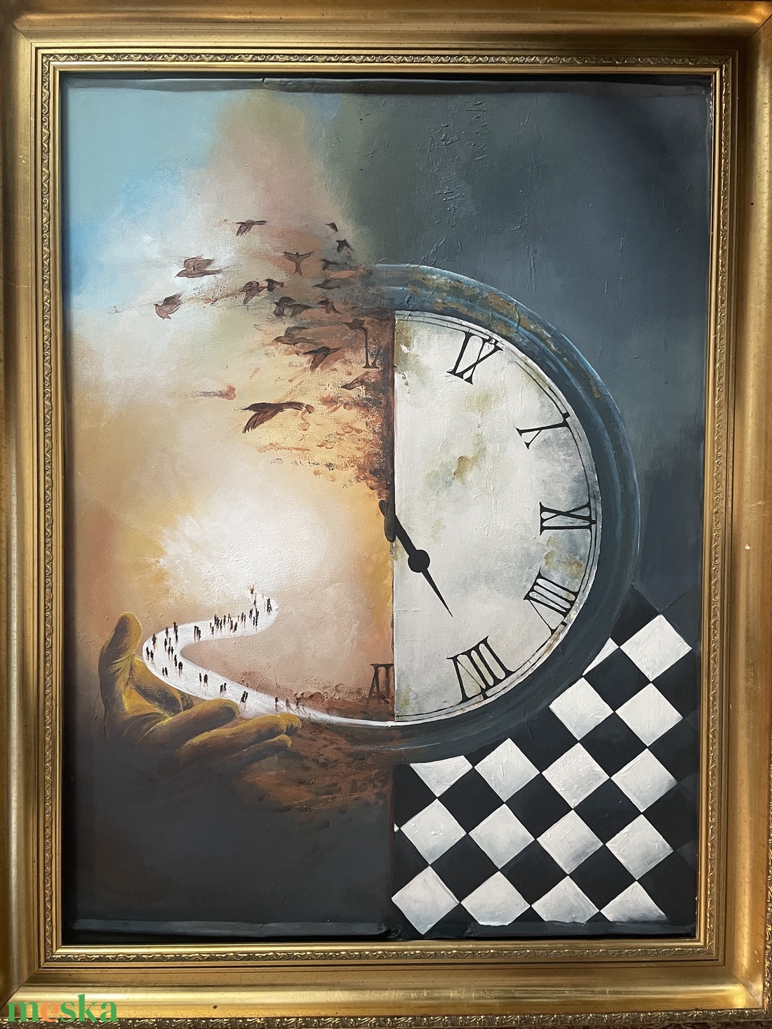 Egyedi vászon festmény - művészet - festmény - akril - Meska.hu