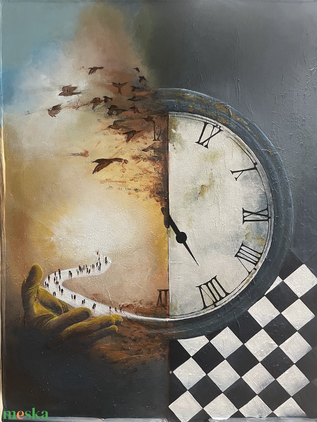 Egyedi vászon festmény - művészet - festmény - akril - Meska.hu