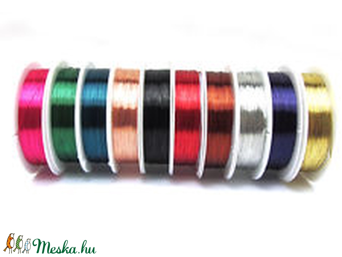 Szines drót 0.6mm - kellékek & szerszámok - gyöngyfűzés kellékek - drót - Meska.hu Szines drót 0.6mm - kellékek & szerszámok - gyöngyfűzés kellékek - drót - Meska.hu
