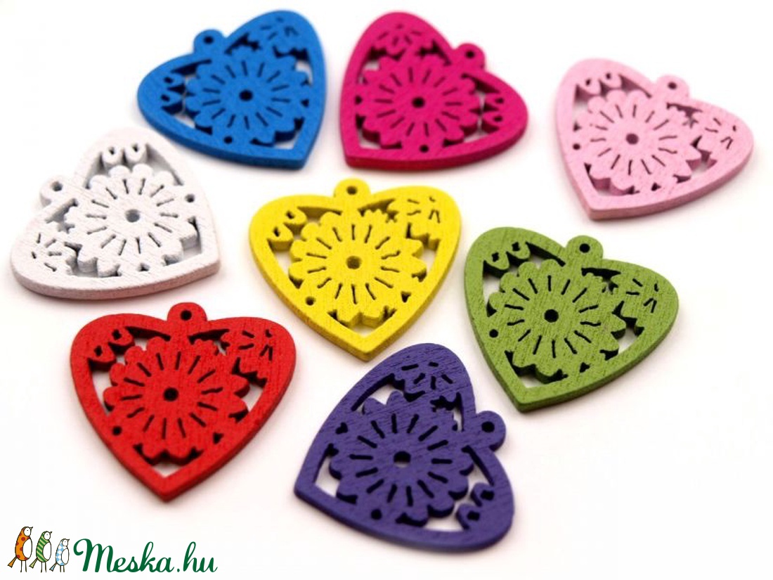 Fa ornament sziv 30g/cs - gyöngy, ékszerkellék - egyéb alkatrész - Meska.hu Fa ornament sziv 30g/cs - gyöngy, ékszerkellék - egyéb alkatrész - Meska.hu
