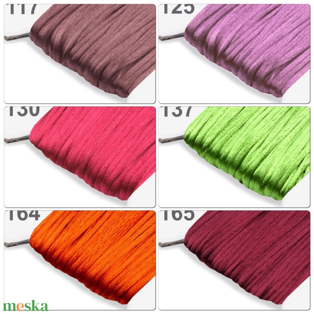 szatén selyemzsinór 2 mm- es - kellékek & szerszámok - csomagolóanyag - zsinór - Meska.hu szatén selyemzsinór 2 mm- es - kellékek & szerszámok - csomagolóanyag - zsinór - Meska.hu