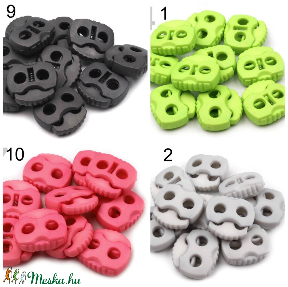 Malacka zsinórvég 10 db/cs - kellékek & szerszámok - vegyes alapanyag - egyéb alapanyag - Meska.hu Malacka zsinórvég 10 db/cs - kellékek & szerszámok - vegyes alapanyag - egyéb alapanyag - Meska.hu