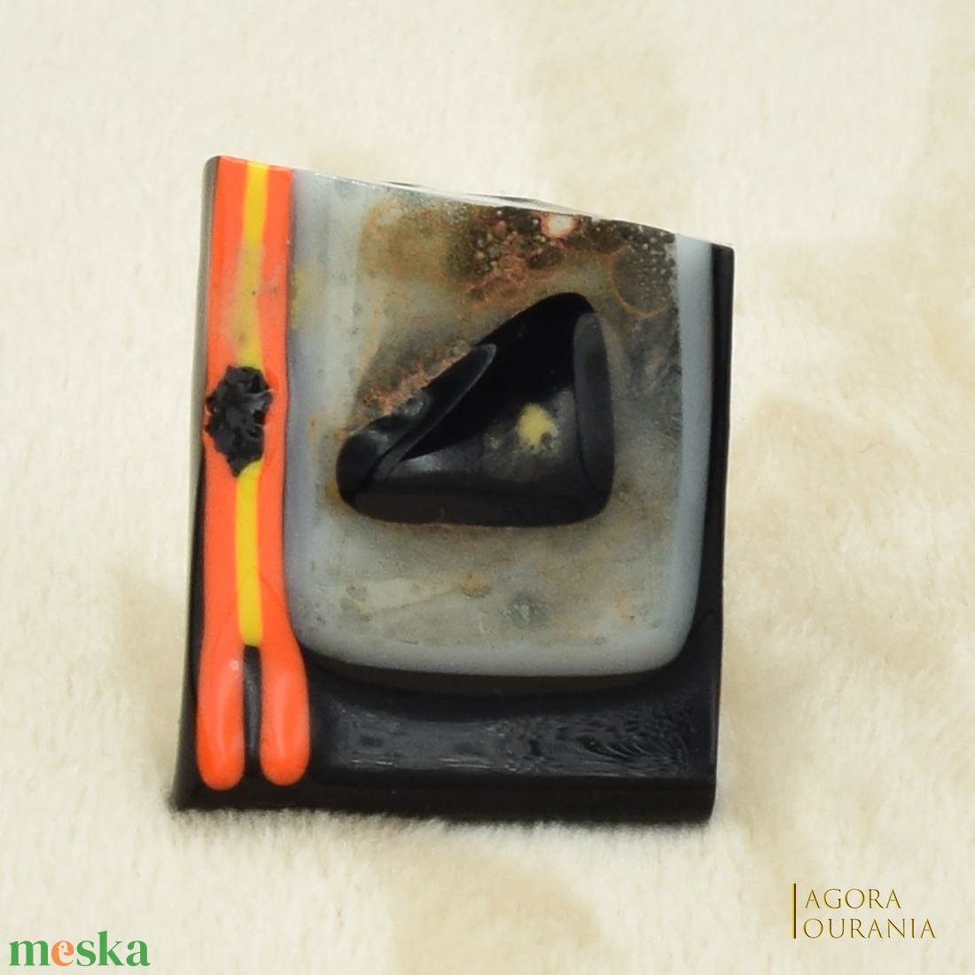 IKEBANA-DO FUSING ÜVEGÉKSZER NO. 109 - ékszer - gyűrű - statement gyűrű - Meska.hu IKEBANA-DO FUSING ÜVEGÉKSZER NO. 109 - ékszer - gyűrű - statement gyűrű - Meska.hu