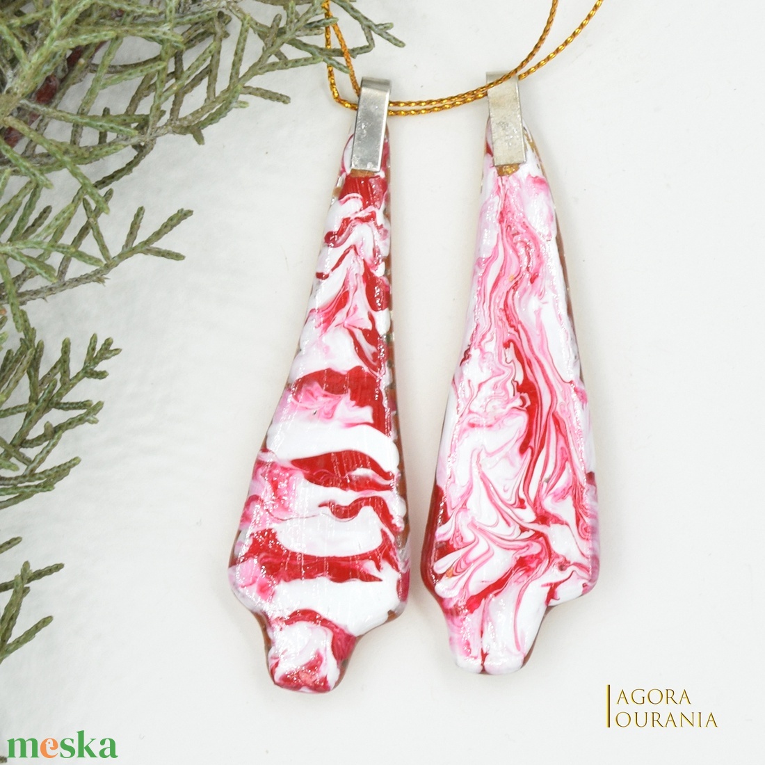 KARÁCSONYfa DÍSZ üveg ÜNNEP No.68 - karácsony - karácsonyi lakásdekoráció - karácsonyfadíszek - Meska.hu