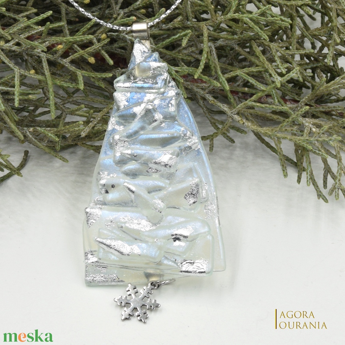 KARÁCSONYfa DÍSZ üveg ÜNNEP No. 55 - karácsony - karácsonyi lakásdekoráció - karácsonyfadíszek - Meska.hu