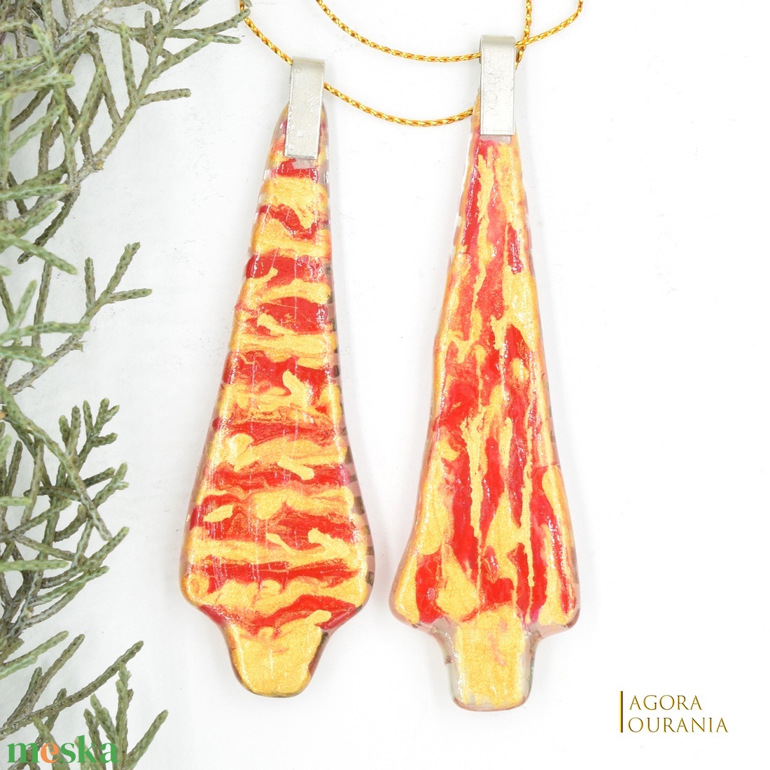 KARÁCSONYfa DÍSZ üveg ÜNNEP No.66 a - karácsony - karácsonyi lakásdekoráció - karácsonyfadíszek - Meska.hu