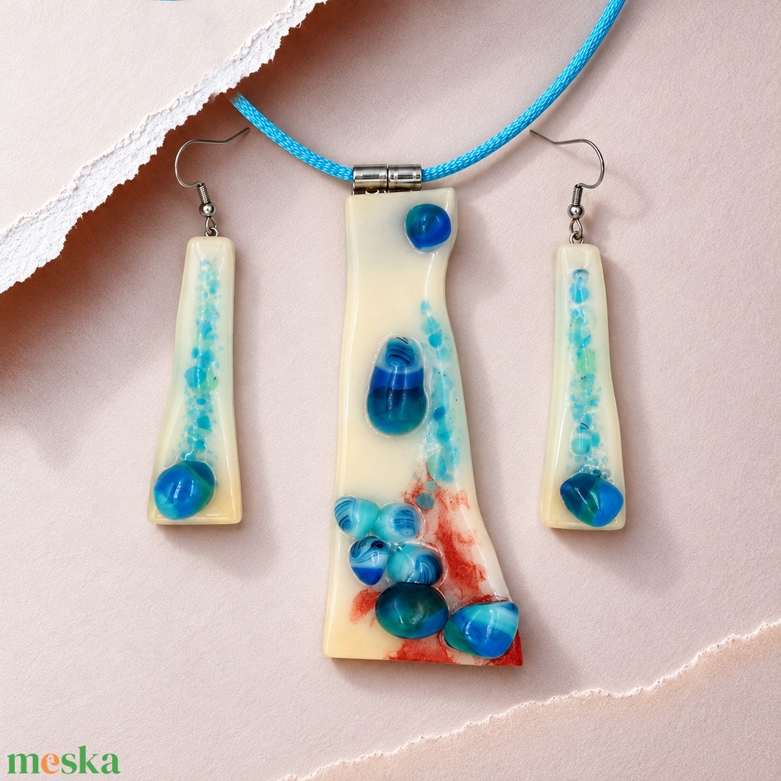 PEARLS FUSING ÜVEGÉKSZER NO. 234 - ékszer - ékszerszett - Meska.hu
