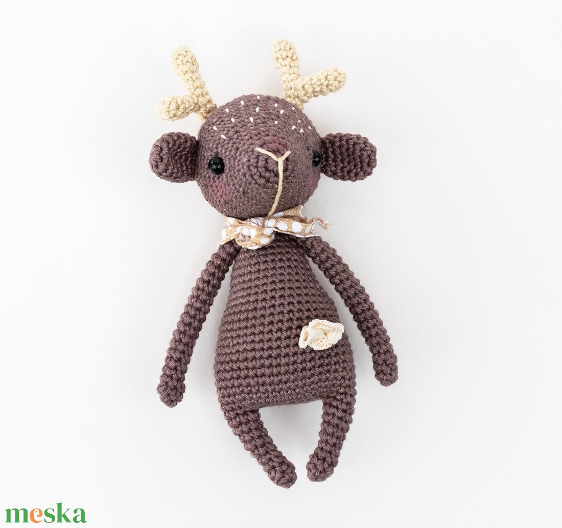 Horgolt rénszarvas bandana sállal vintage stílusban - amigurumi szarvas fiú/lány - játék & sport - plüssállat & játékfigura - más figura - Meska.hu Horgolt rénszarvas bandana sállal vintage stílusban - amigurumi szarvas fiú/lány - játék & sport - plüssállat & játékfigura - más figura - Meska.hu