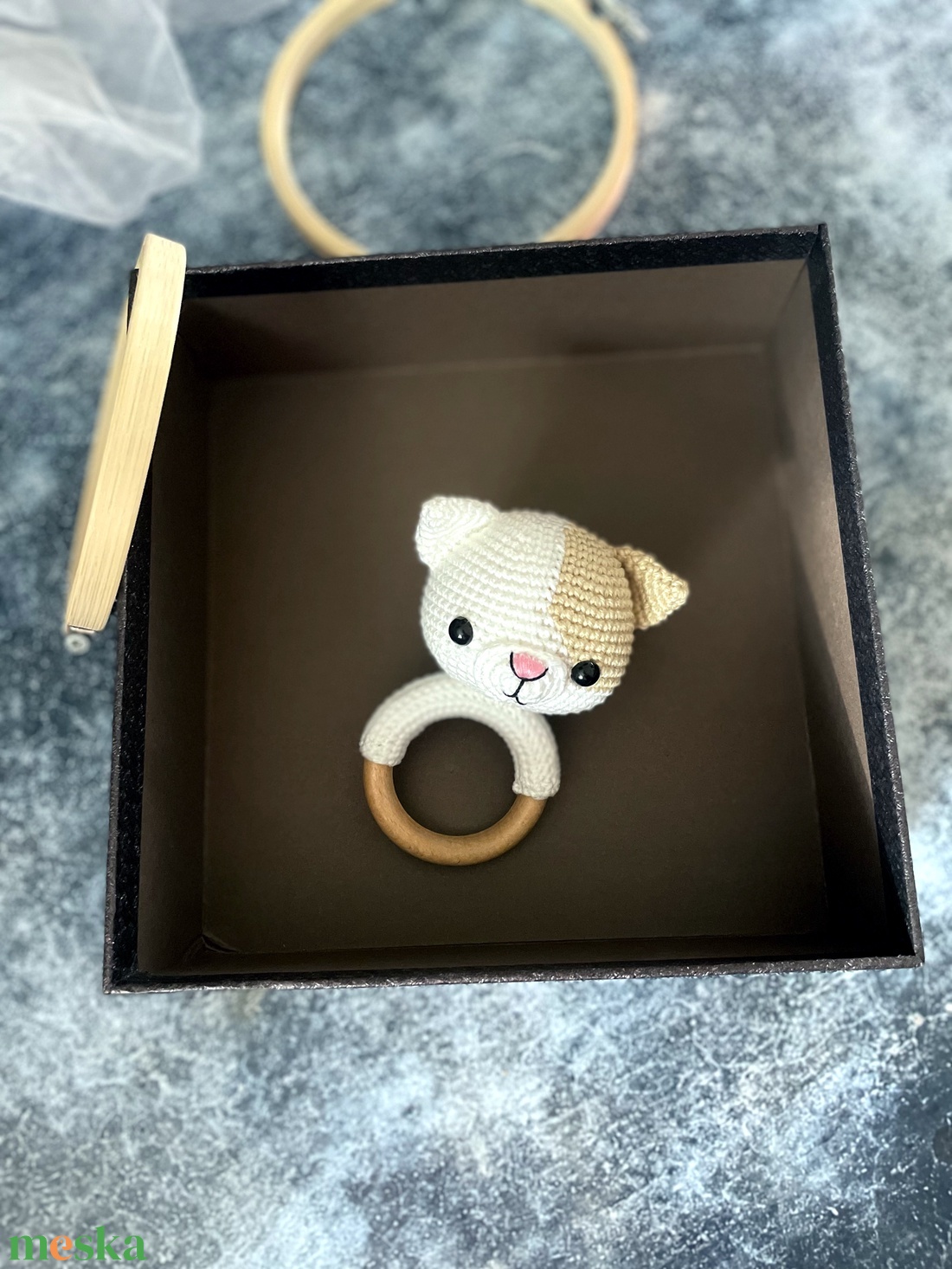 Amigurumi foltos cica csörgő babáknak - játék & sport - plüssállat & játékfigura - cica - Meska.hu Amigurumi foltos cica csörgő babáknak - játék & sport - plüssállat & játékfigura - cica - Meska.hu