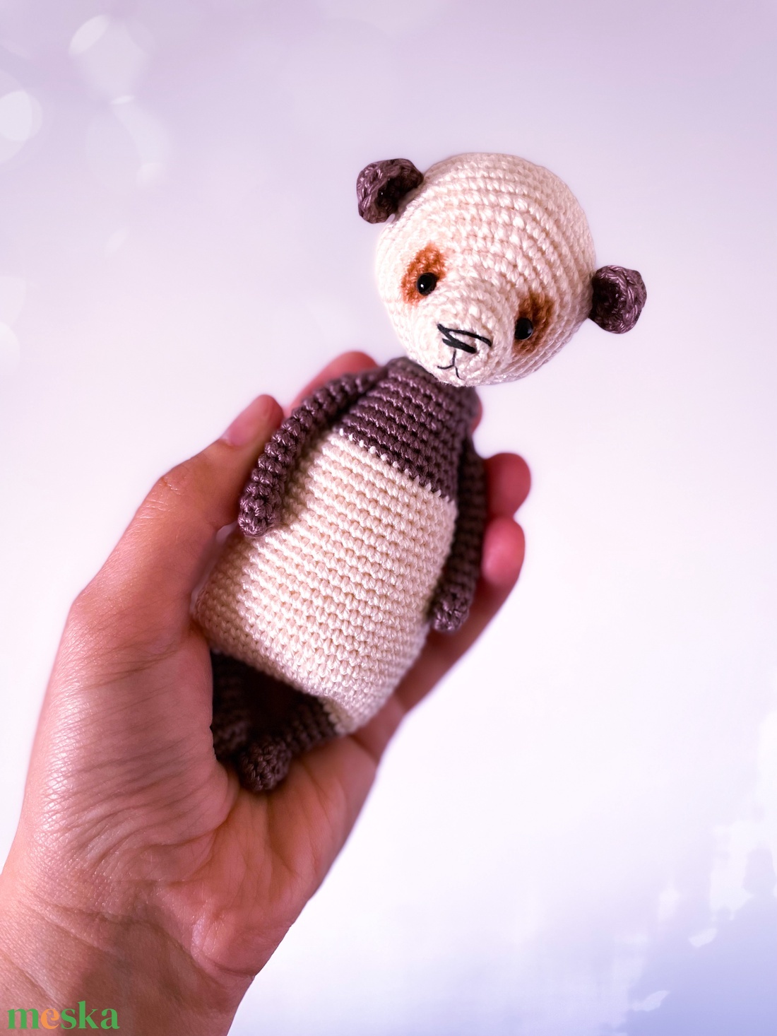Amigurumi panda maci - forgatható fejjel - játék & sport - plüssállat & játékfigura - maci - Meska.hu Amigurumi panda maci - forgatható fejjel - játék & sport - plüssállat & játékfigura - maci - Meska.hu