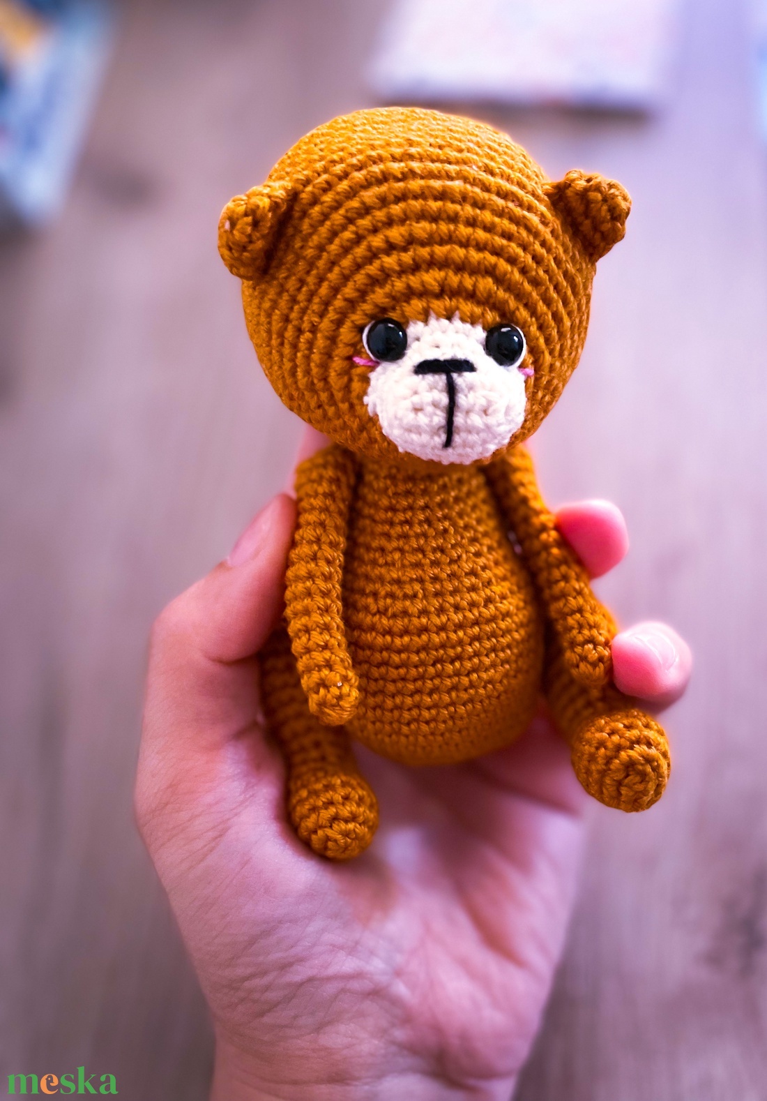 Amigurumi barna maci - forgatható kezekkel és lábakkal - játék & sport - plüssállat & játékfigura - maci - Meska.hu Amigurumi barna maci - forgatható kezekkel és lábakkal - játék & sport - plüssállat & játékfigura - maci - Meska.hu