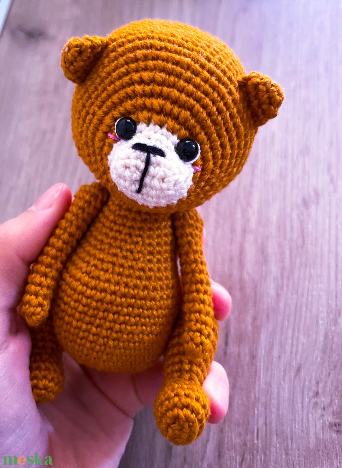 Amigurumi barna maci - forgatható kezekkel és lábakkal - játék & sport - plüssállat & játékfigura - maci - Meska.hu Amigurumi barna maci - forgatható kezekkel és lábakkal - játék & sport - plüssállat & játékfigura - maci - Meska.hu