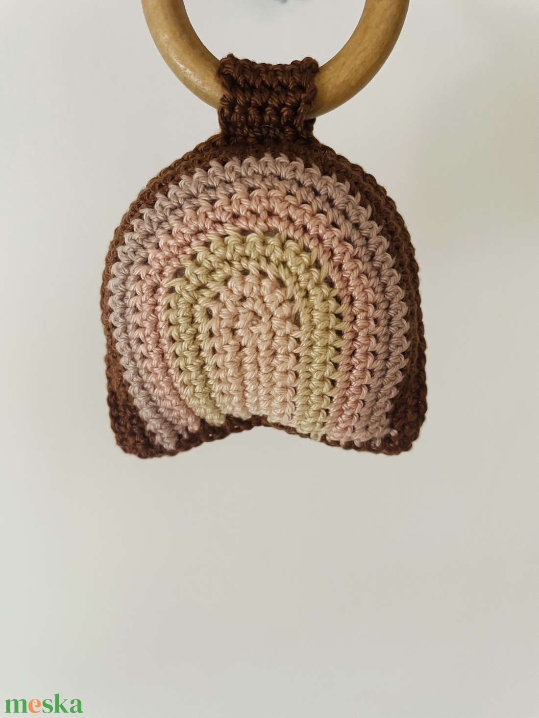 Amigurumi szivárvány baba játék csörgő - baba - mama - babafotózás - szett újszülött fotózásra - Meska.hu