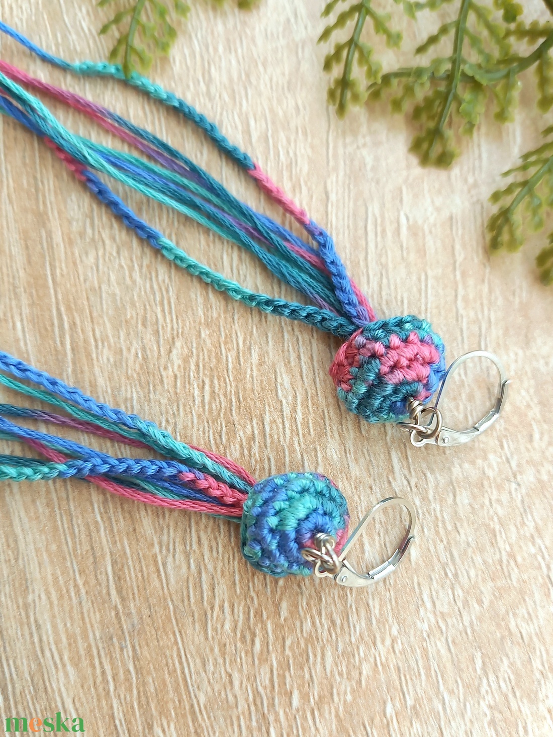 Extra hosszú medúza, nyugi füli - ékszer - fülbevaló - lógó fülbevaló - Meska.hu