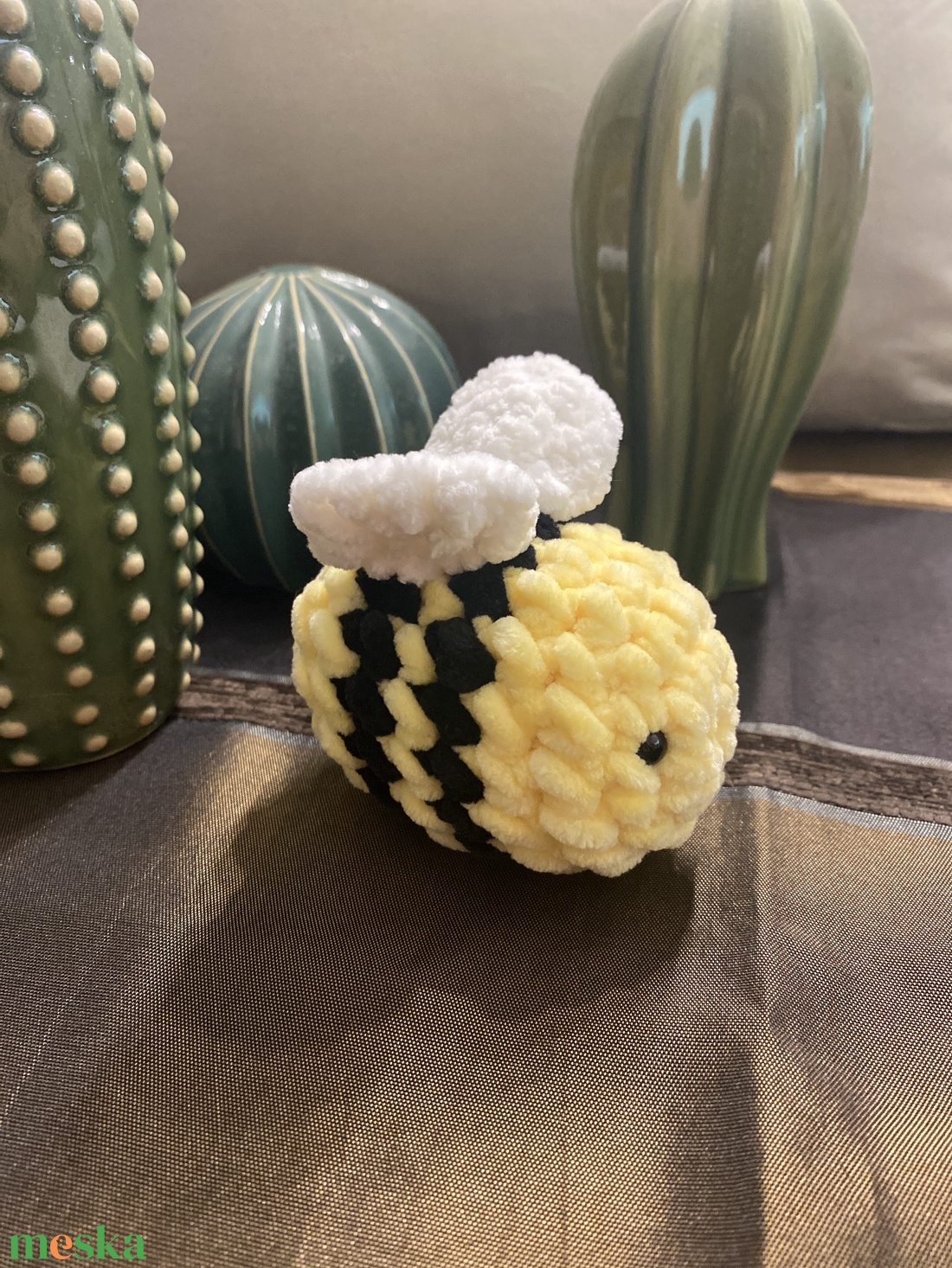 Horgolt méhecske - játék & sport - plüssállat & játékfigura - méhecske - Meska.hu