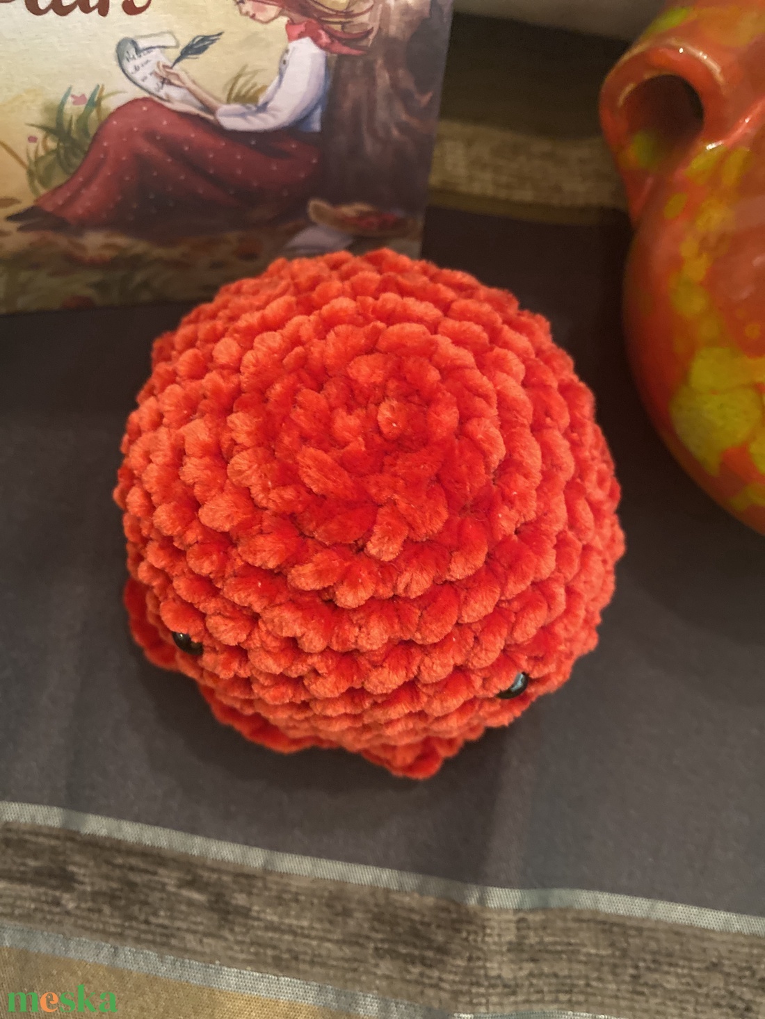 Horgolt polip - játék & sport - plüssállat & játékfigura - polip, medúza - Meska.hu