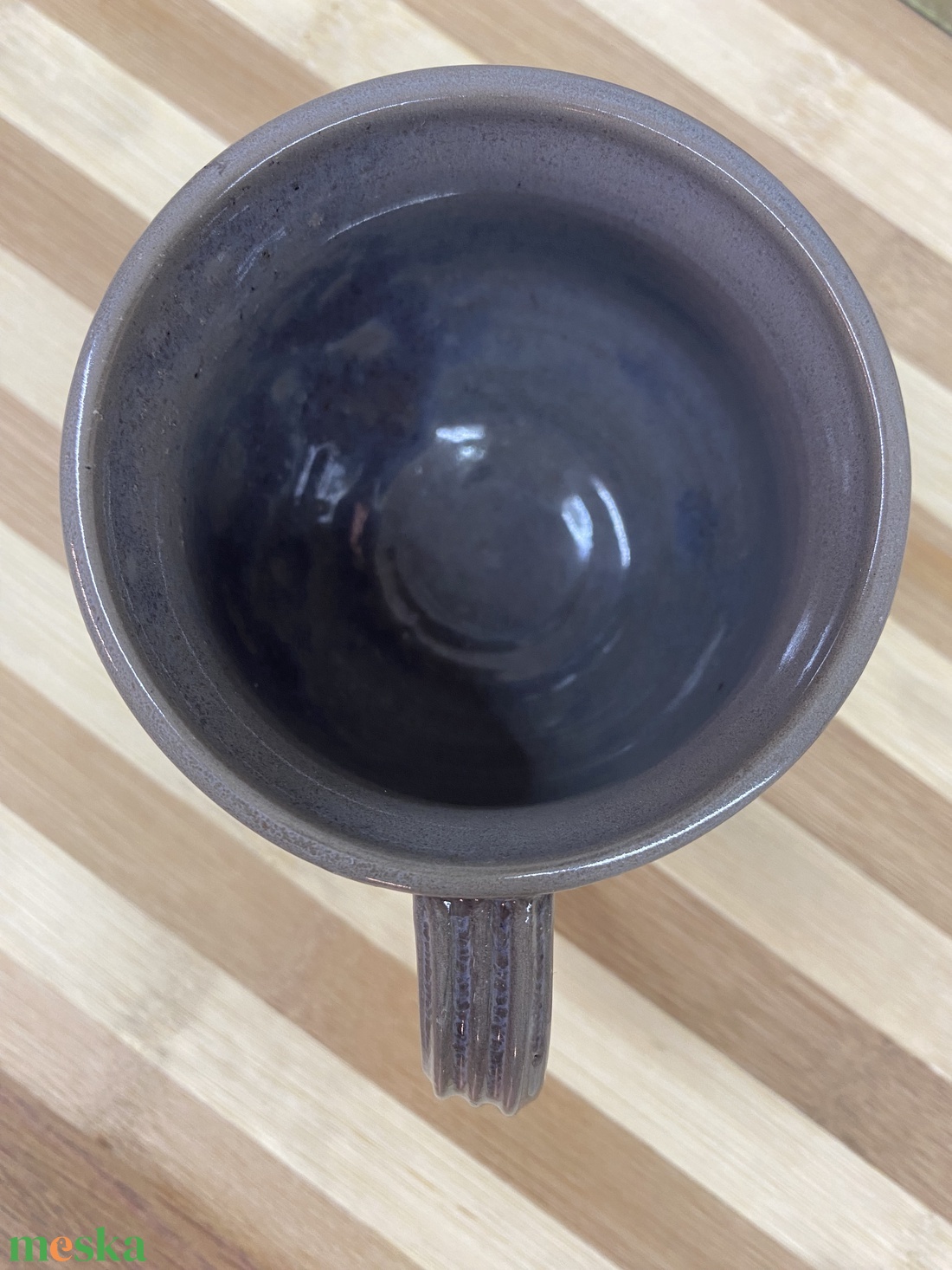 Szürke kerámia bögre - otthon & életmód - konyhafelszerelés, tálalás - tálalás - bögre & csésze - Meska.hu