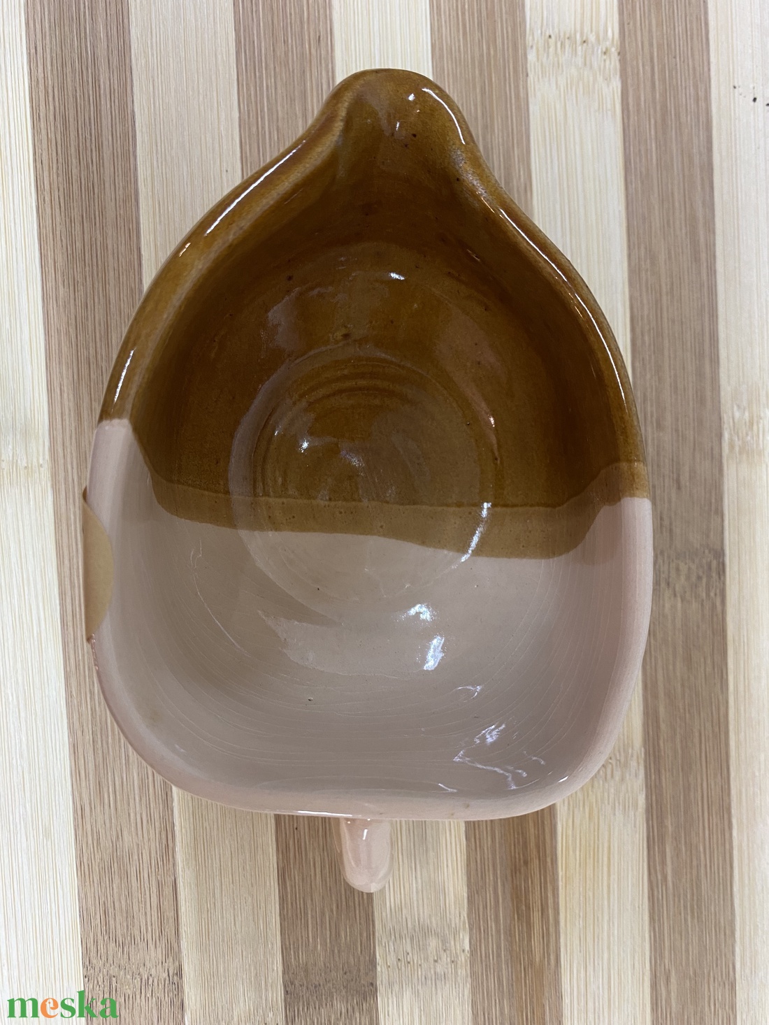 barna vajszínű kiöntő - otthon & életmód - konyhafelszerelés, tálalás - tálalás - bögre & csésze - Meska.hu