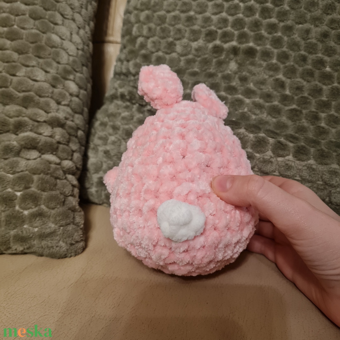 Horgolt nyuszi - játék & sport - plüssállat & játékfigura - nyuszi - Meska.hu