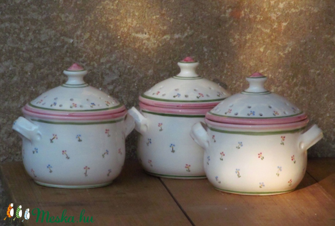 Teafű tartó edények -  - Meska.hu