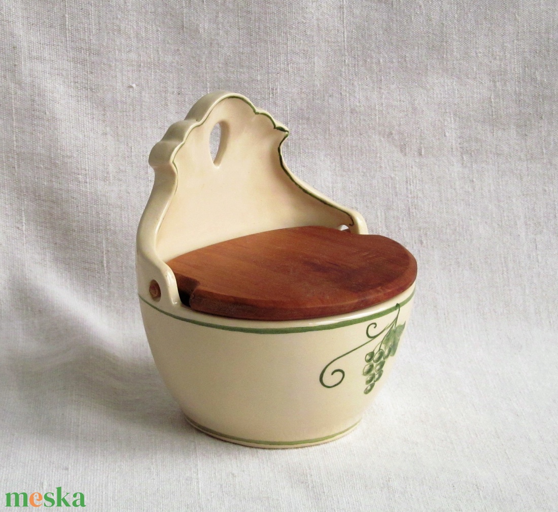 Fedeles fali tartó edény - otthon & életmód - konyhafelszerelés, tálalás - konyhai tárolás - fűszertartó - Meska.hu