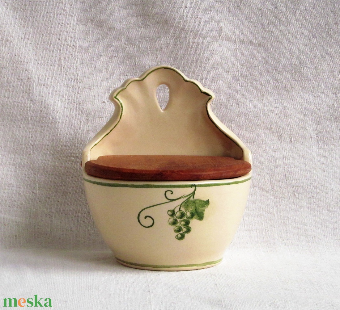 Fedeles fali tartó edény - otthon & életmód - konyhafelszerelés, tálalás - konyhai tárolás - fűszertartó - Meska.hu